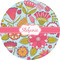 Wild Flowers 3" Multipurpose Round Labels - Single Sticker