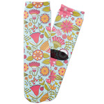 Wild Flowers Adult Crew Socks