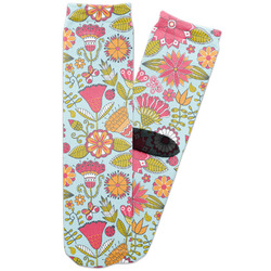 Wild Flowers Adult Crew Socks