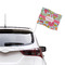 Wild Flowers Car Flag - Large - LIFESTYLE