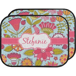 Wild Flowers Car Floor Mats (Back Seat) (Personalized)