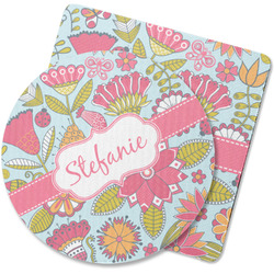 Wild Flowers Rubber Backed Coaster (Personalized)
