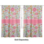 Wild Flowers Curtain Panel - Custom Size