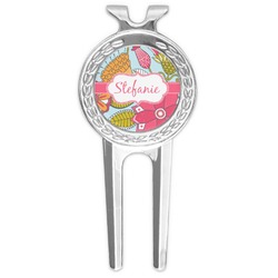 Wild Flowers Golf Divot Tool & Ball Marker (Personalized)