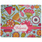 Wild Flowers Dog Food Mat - Large without Bowls