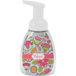 Wild Flowers Foam Soap Bottle - White (Personalized)