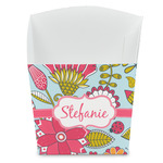 Wild Flowers French Fry Favor Boxes (Personalized)