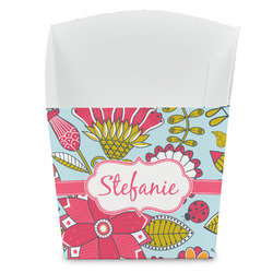 Wild Flowers French Fry Favor Boxes (Personalized)