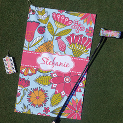 Wild Flowers Golf Towel Gift Set (Personalized)