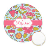 Wild Flowers Printed Cookie Topper - 2.5" (Personalized)