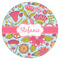 Wild Flowers Icing Circle - Medium - Single