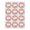 Wild Flowers Icing Circle - Small - Set of 12