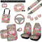 Wild Flowers Interior Car Accessories