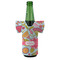 Wild Flowers Jersey Bottle Cooler - Set of 4 - FRONT (on bottle)