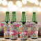 Wild Flowers Jersey Bottle Cooler - Set of 4 - LIFESTYLE