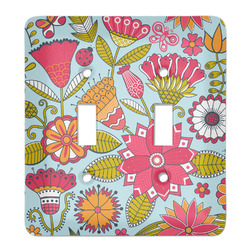 Wild Flowers Light Switch Cover (2 Toggle Plate)