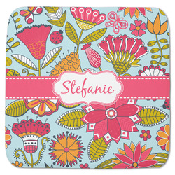 Wild Flowers Memory Foam Bath Mat - 48"x48" (Personalized)