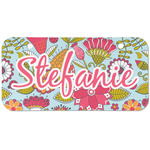 Wild Flowers Mini/Bicycle License Plate (2 Holes) (Personalized)