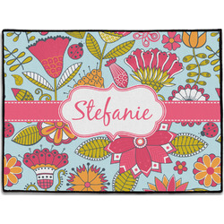 Wild Flowers Door Mat (Personalized)