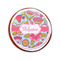 Wild Flowers Printed Icing Circle - Small - On Cookie