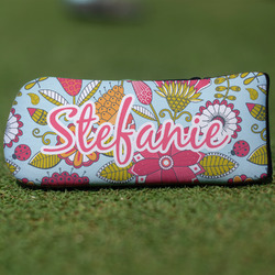 Wild Flowers Blade Putter Cover (Personalized)