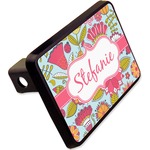 Wild Flowers Rectangular Trailer Hitch Cover - 2" (Personalized)