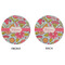 Wild Flowers Round Linen Placemats - APPROVAL (double sided)