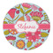 Wild Flowers Round Paper Coaster - Approval