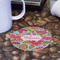 Wild Flowers Round Paper Coaster - Front