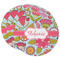 Wild Flowers Round Paper Coaster - Main