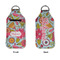 Wild Flowers Sanitizer Holder Keychain - Large APPROVAL (Flat)