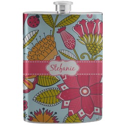 Wild Flowers Stainless Steel Flask (Personalized)