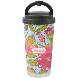 Wild Flowers Stainless Steel Coffee Tumbler (Personalized)