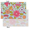 Wild Flowers Tissue Paper - Lightweight - Small - Front & Back