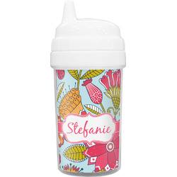 Wild Flowers Toddler Sippy Cup (Personalized)