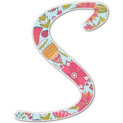 Wild Flowers Letter Decal - Medium (Personalized)