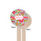 Wild Flowers Wooden 7.5" Stir Stick - Round - Single Sided - Front & Back