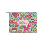 Wild Flowers Zipper Pouch - Small - 8.5"x6" (Personalized)