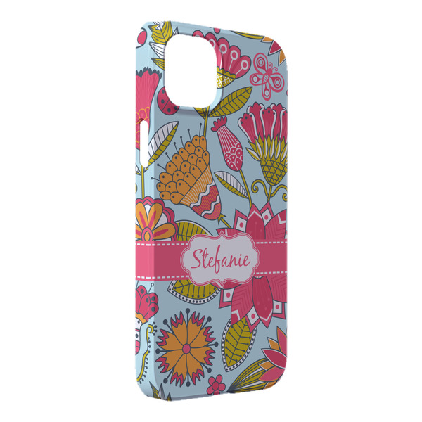 Custom Wild Flowers iPhone Case - Plastic - iPhone 14 Pro Max (Personalized)