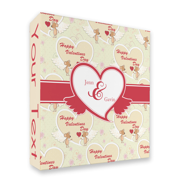 Custom Mouse Love 3 Ring Binder - Full Wrap - 2" (Personalized)