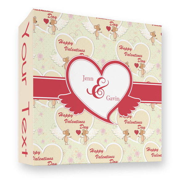 Custom Mouse Love 3 Ring Binder - Full Wrap - 3" (Personalized)