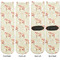 Mouse Love Adult Crew Socks - Double Pair - Front and Back - Apvl