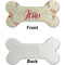 Mouse Love Ceramic Flat Ornament - Bone Front & Back Single Print (APPROVAL)