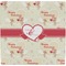 Mouse Love Ceramic Tile Hot Pad