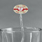 Mouse Love Clear Plastic 7" Stir Stick - Oval - Main