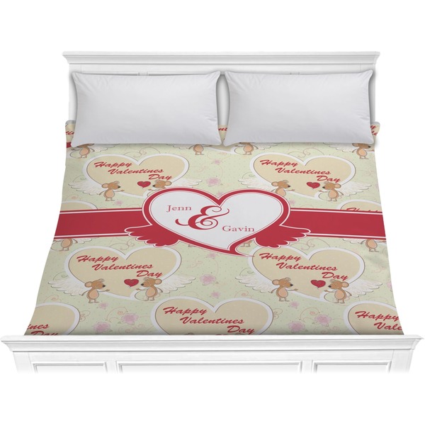 Custom Mouse Love Comforter - King (Personalized)