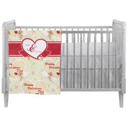 Mouse Love Crib Comforter / Quilt (Personalized)