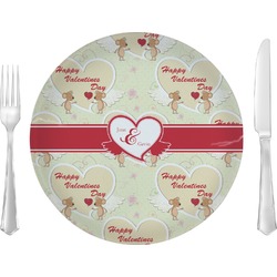 Mouse Love Glass Lunch / Dinner Plate 10" (Personalized)