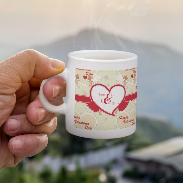 Custom Mouse Love Single Shot Espresso Cup - Single (Personalized)