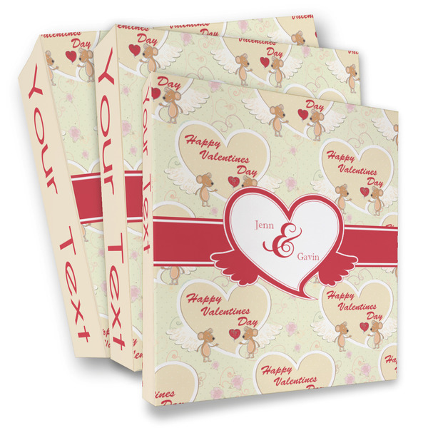 Custom Mouse Love 3 Ring Binder - Full Wrap (Personalized)